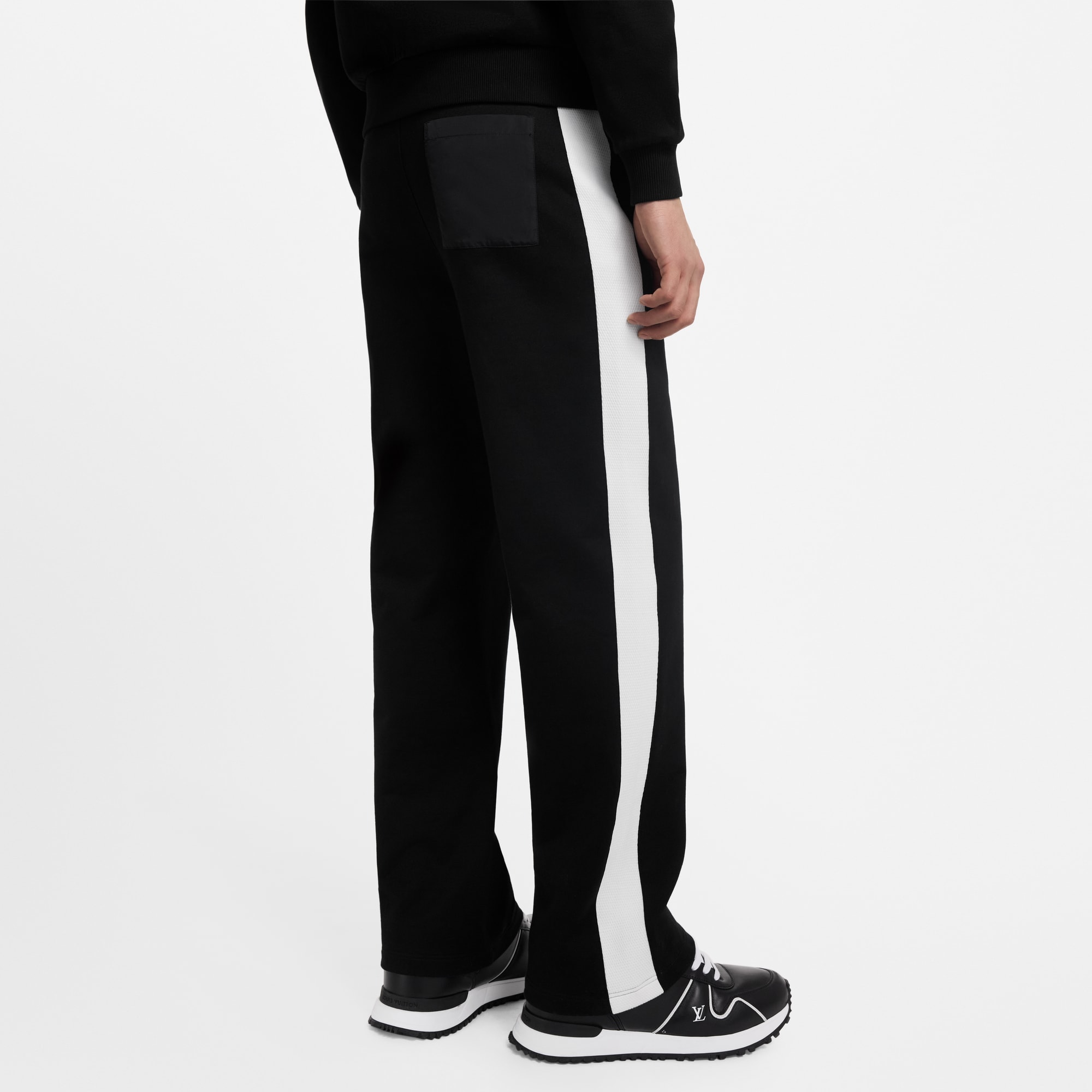 Pantalon Court Bi-matière Bouffant LA MODE EST A VOUS LMV Taille 46 - Occasion Très Bon état, Noir Décontracté